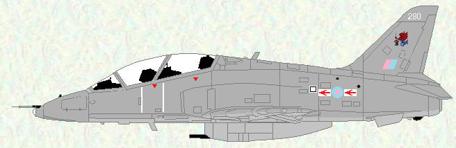 Hawk T Mk 1A of No 79 Squadron