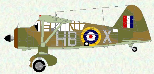 Lysander II of No 239 Squadron