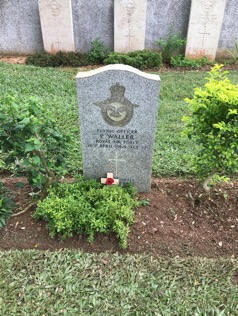 The grave of Fg Off Peter Walle