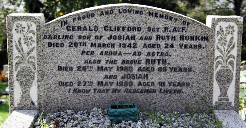 HUNKIN, GERALD CLIFFORD