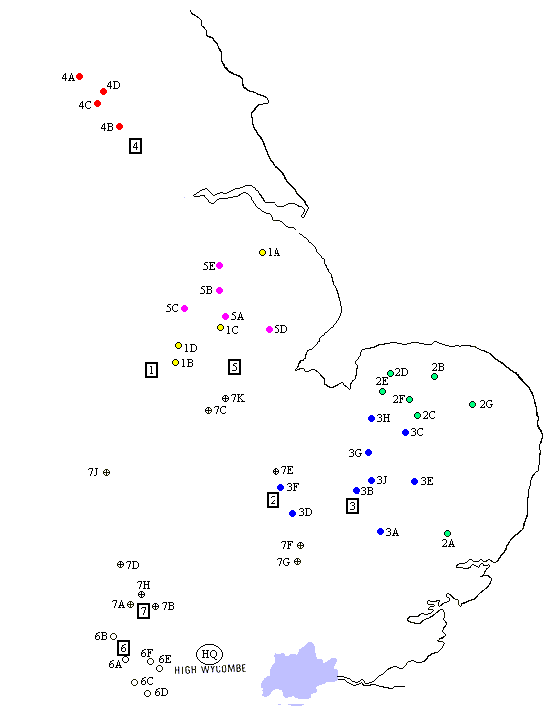 Bomber Command Group dispositions - 1941