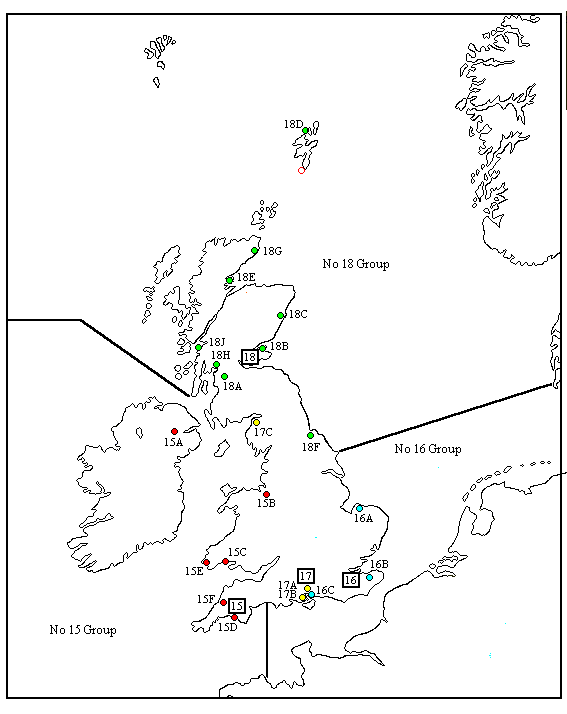 Coastal Command dispositions - November 1939