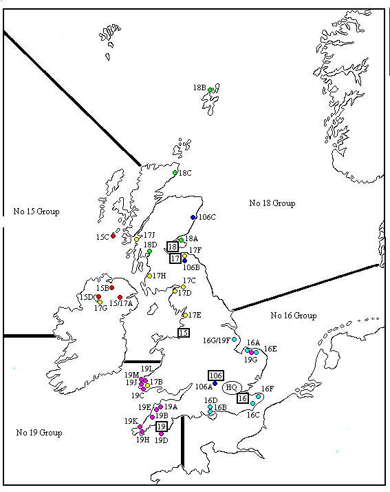 Coastal Command dispositions - July 1944