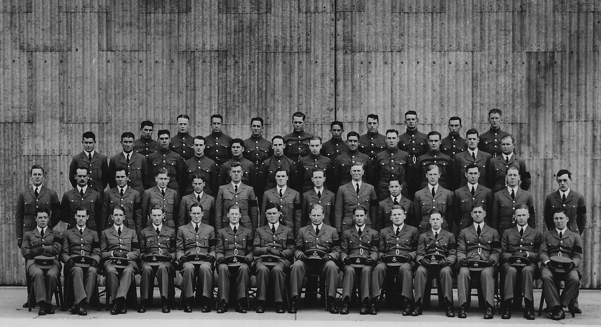 11 FTS, RAF Wittering group photo of a 1936 pilot training course