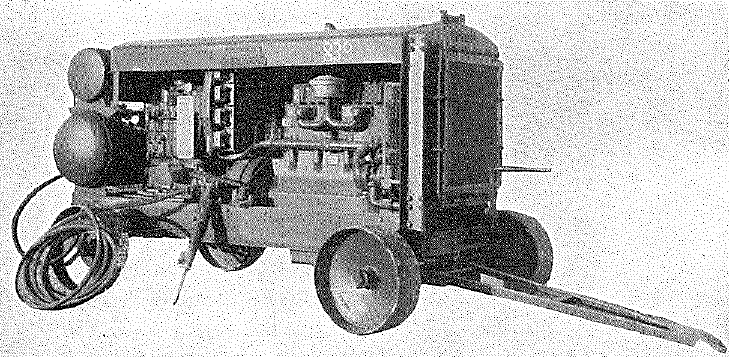 Holman Air Compressor, 210 cfm, Type T25