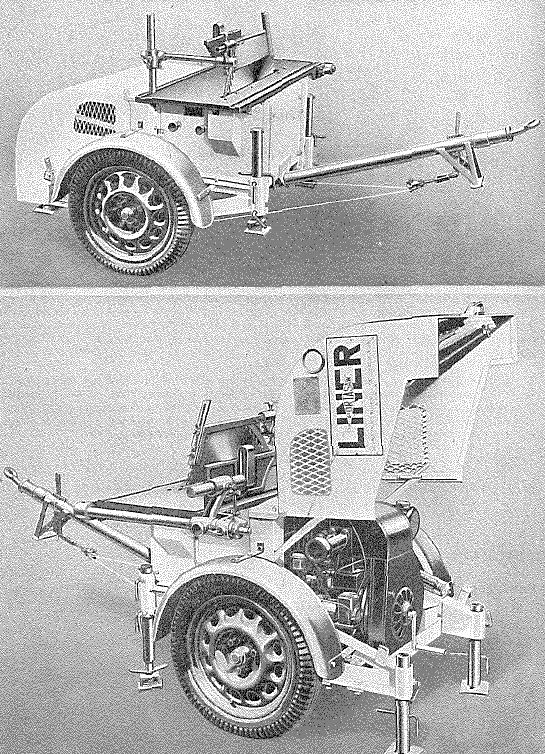 Liner saw bench, Trailex model (JAP engine, Model 6)