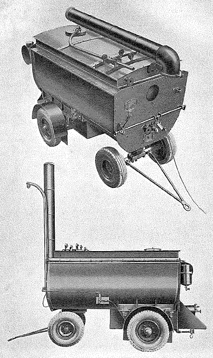 Phoenix Bitumen/Tar Boiler, 1,000 gal. (pneumatic-tyred)