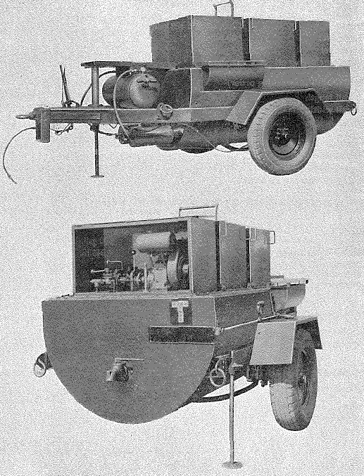 Phoenix Bitumen/Tar Sprayer, 200, 250 and 300 gal, Type PA (only 250 gallon model used by RAF ACB)