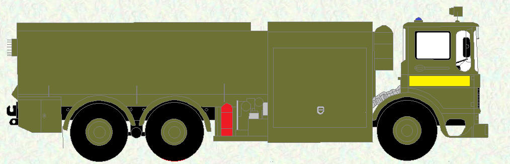 Truck, Fuel Servicing, Aircraft, 10-ton, 6x4, 3,000-gallon, D/P, AEC Mammoth Major TG6RB