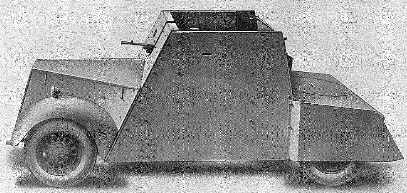 Car, Light Armoured, Standard Beaverette Mk I & II, 4x2