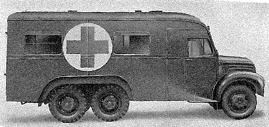 Ambulance, Heavy, 6x4, Fordson Thames Sussex