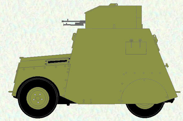 Car, Light Armoured, Standard Beaverette Mk III, 4x2