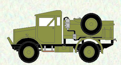 Truck, Tanker, Water, Bedford MWC