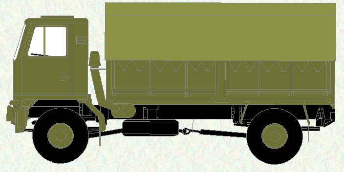 Truck, Cargo, 8-ton, 4x4, MMLC, Bedford TM