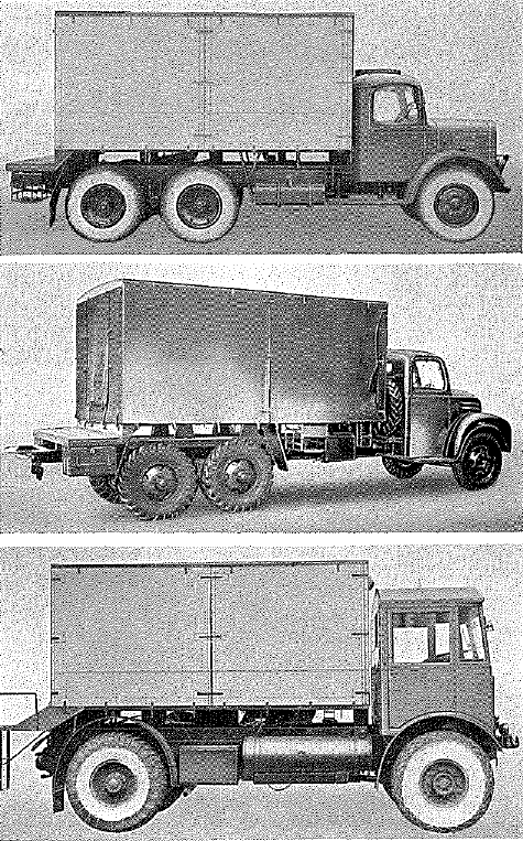 Signals Shell Body, Type 'P' on Austin K6, Fordson WOT 1 and AEC 0853 chassis'