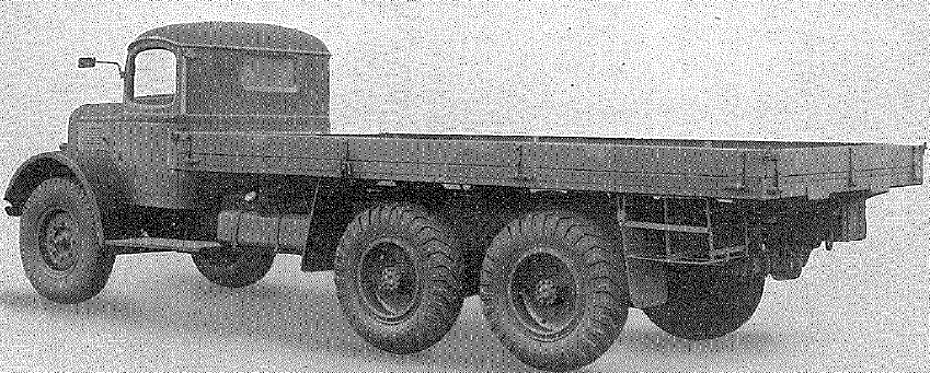 Austin, 3 ton, 6x4, Model K3YX chassis, equipped for bomb carrying