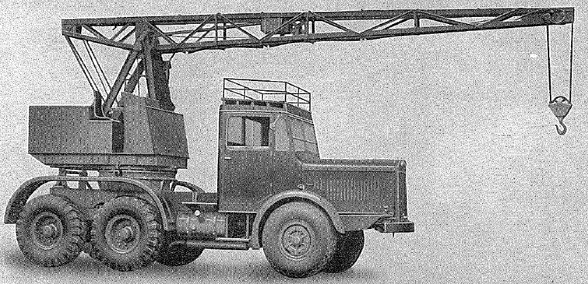 Thornycroft, 6-ton, 6x4, Model WF/AC6/2 chassis fitted with Coles Mk VII Series 7 Crane