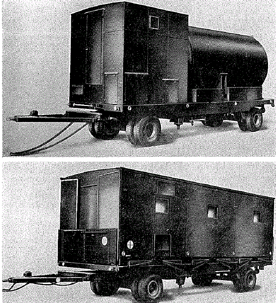 Decompression Chamber Set, Trailer-mounted