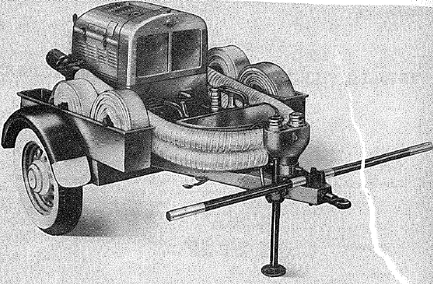 Trailer, Fire Pump, Type D, (Coventry Climax) - from front