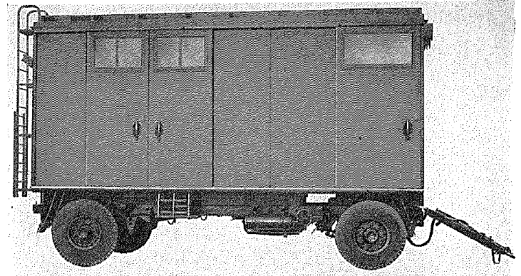 Office, Trailer Mounted, LAA, 2-ton, 4 wheels, Sentinel - right side