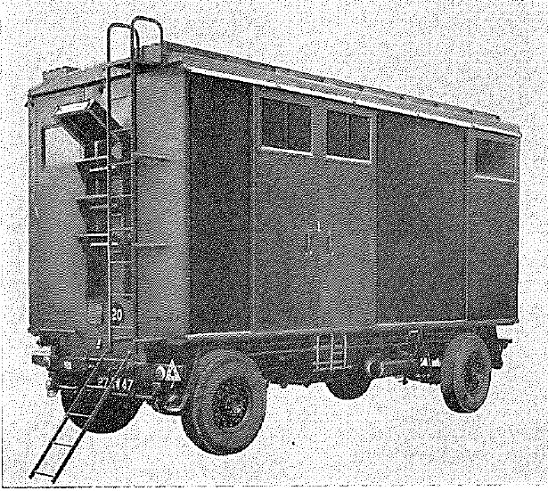 Office, Trailer Mounted, LAA, 2-ton, 4 wheels, Sentinel - from rear right
