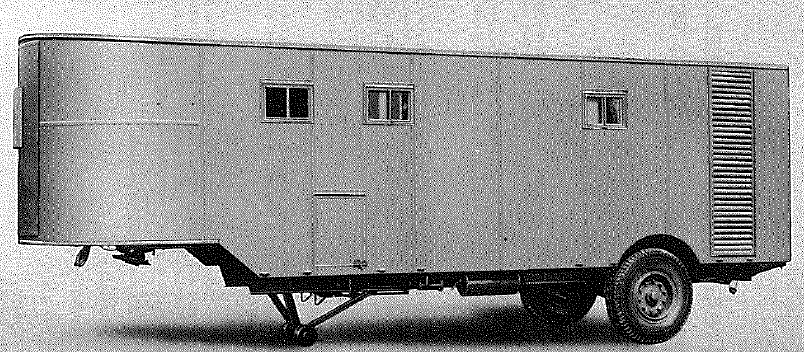 Tasker, 8 ton, 2 wheeled, drop frame, semi-trailer equipped as Photographic Vehicle (Multiprinting Type B)