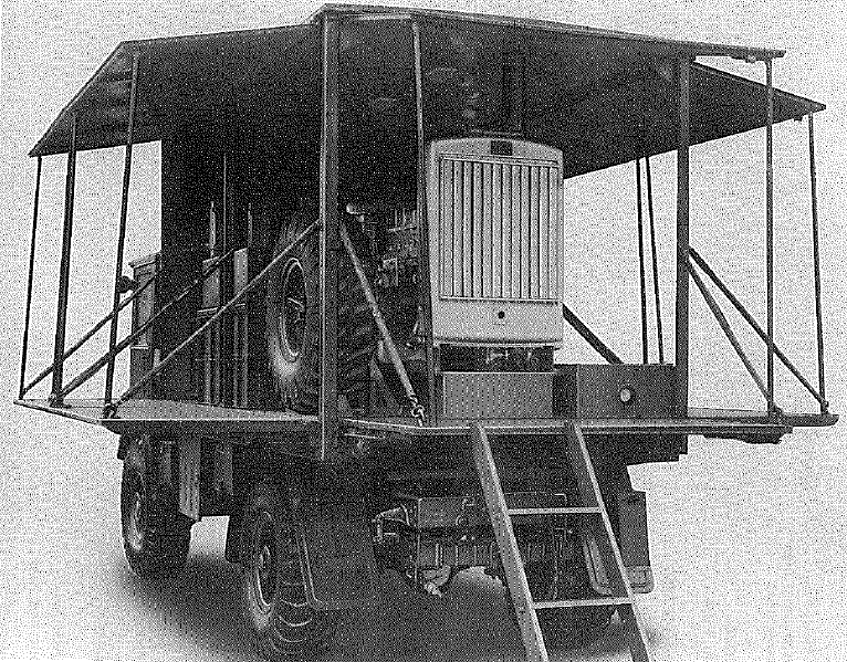 AEC, 4x4, Model 0853 chassis with 50 kVA power equipment - open