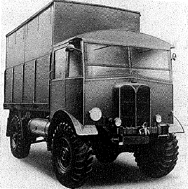 AEC, 4x4, Model 0853 chassis with 50 kVA power equipment - from front