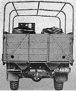 Austin, 2 ton, 4x2, Model K2 with 9 kW power equipment - rear