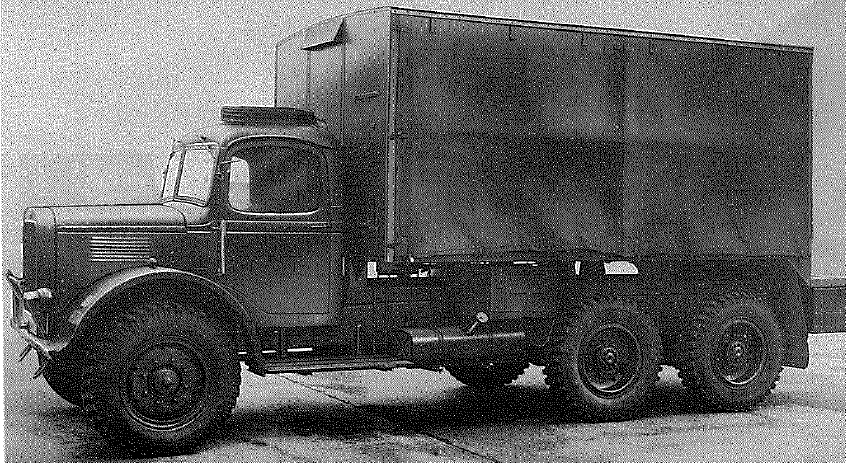 Austin, 3 ton, 6x4, Model K3 with 10 kVA power and charging equipment - closed