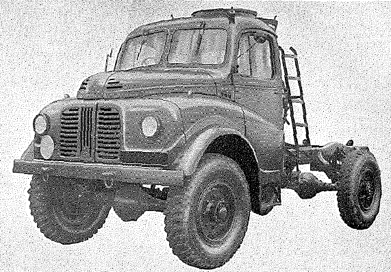 Austin, 1 ton, 4x4, Type K9/WD GS chassis - from front