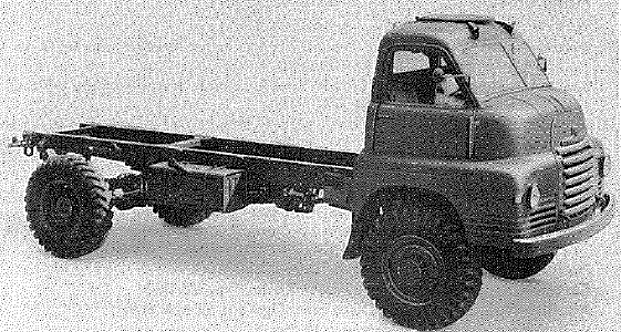 Bedford, 3 ton, 4x4, Type R chassis - from front