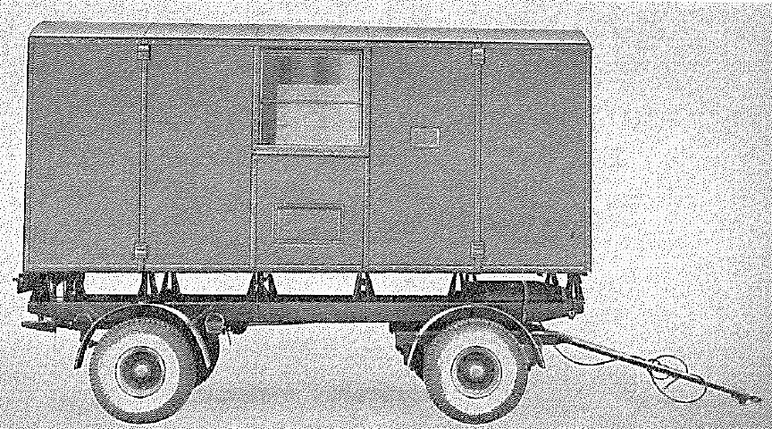 Brockhouse, 5 ton, 4-wheel, Mk 2 trailer, equipped RVT 150 Mk 1