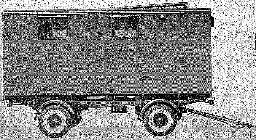 Brockhouse, 5 ton, 4-wheel, Mk 2 trailer, equipped as RVT 151 Mk 1