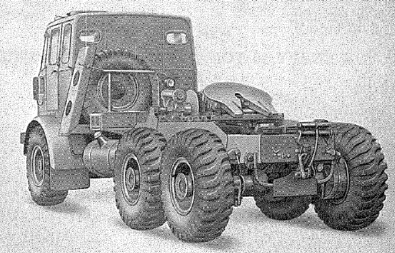 Leyland, 10 ton, 6x4, Type 19H/3E, tractor/heavy artic - from rear