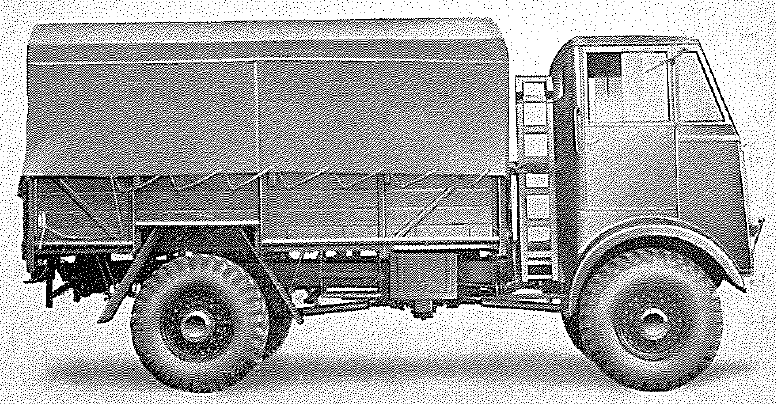 Thorneycroft, 3 ton, 4x4, Model TF/AC4 chassis, equipped RVT 358 Mk 1