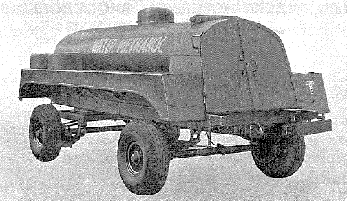 Trailer, Water Methanol, Brockhouse, 5-ton, 4-wheel Mk 2 chassis - from rear