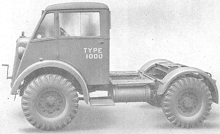 Commer, 4x2, 8ft Wheelbase tractor