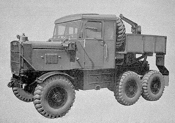 Scammell, 6x6, Heavy tractor - from front