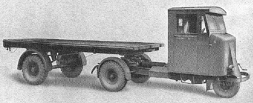 Scammell, 3x2, MH3 tractor with semi-trailer