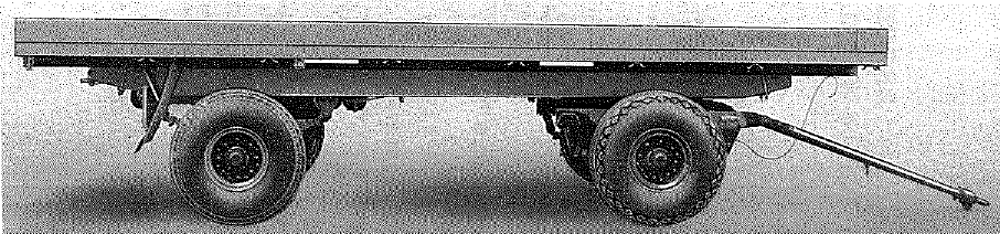 Brockhouse trailer, 5-ton, 4-wheel, Mk 2 flat platform