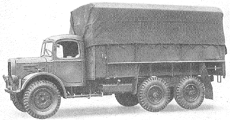 Tender, 3 ton, 6 wheeled, Austin K3YF, 6x4