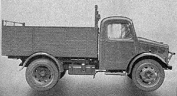 Bedford, 5-ton, 4x2, Model OWST, Tipper - body lowered