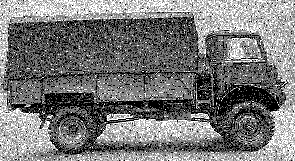 Tender, 3 ton, 4 wheeled General Service Bedford QL, 4x4