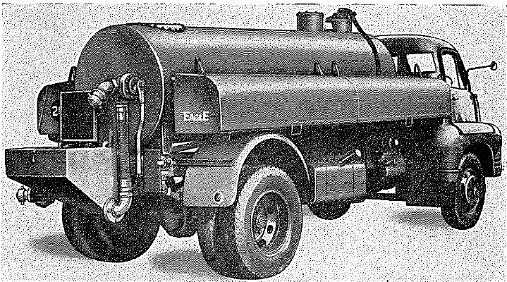 Bedford, 3/5-ton, 4x2, Type S chassis equipped as Truck/Sullage, 750-gallon
