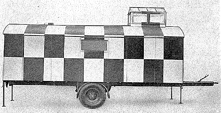 Eagle, 5 ton, 4-wheel trailer, equipped for air traffic control