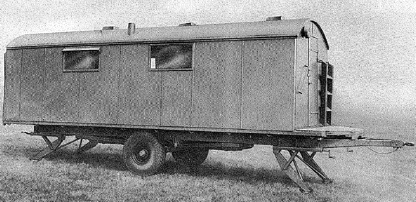 Eagle, 2 ton, 2-wheeled, trailer/GCA rest room