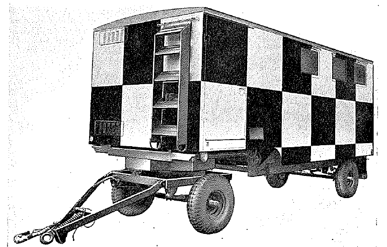 Tasker, 2 ton, 4W/2L Trailer equipped as GCA Crew Room