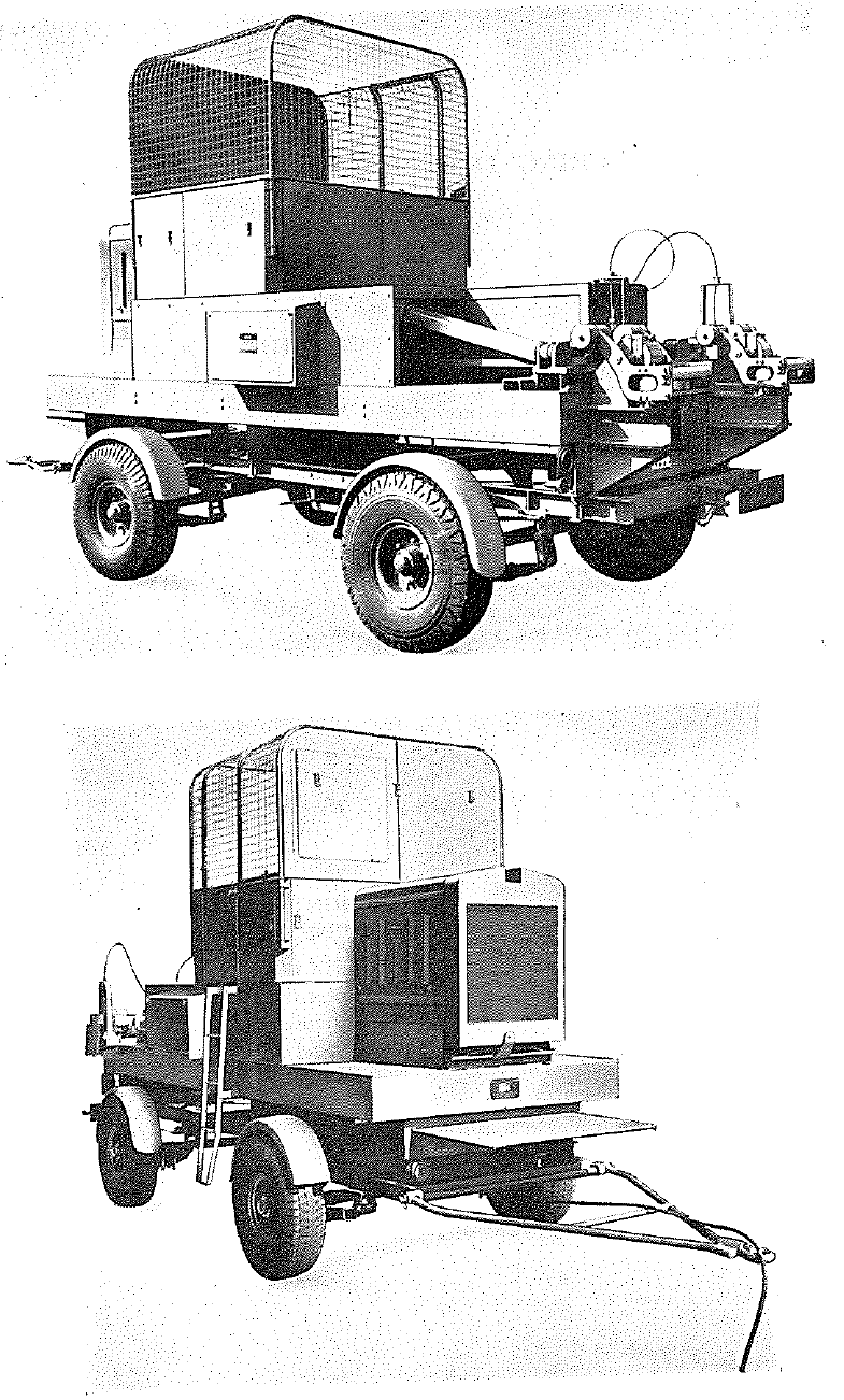 Glider Launching Trailer with twin drum winch