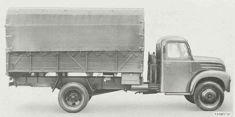 Truck, Cargo, 3-ton, 4x2, Fordson Thames